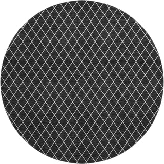 Dalyn The Reserve TR15 Black Machine Washable Area Rug Round Main Image