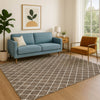 Dalyn The Reserve TR15 Brown Machine Washable Area Rug Lifestyle Image Feature