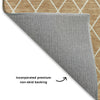 Dalyn The Reserve TR15 Copper Machine Washable Area Rug Backing Image