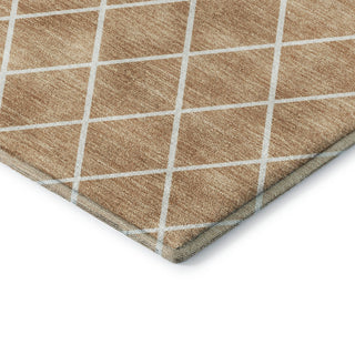 Dalyn The Reserve TR15 Copper Machine Washable Area Rug Corner Image