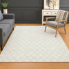 Dalyn The Reserve TR15 Ivory Machine Washable Area Rug Lifestyle Image Feature