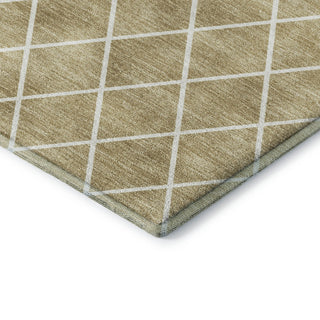 Dalyn The Reserve TR15 Walnut Machine Washable Area Rug Corner Image