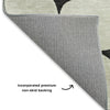 Dalyn The Reserve TR16 Black Machine Washable Area Rug Backing Image