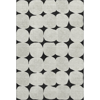 Dalyn The Reserve TR16 Black Machine Washable Area Rug main image
