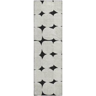 Dalyn The Reserve TR16 Black Machine Washable Area Rug Runner Main Image