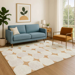 Dalyn The Reserve TR16 Copper Machine Washable Area Rug Lifestyle Image Feature