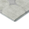 Dalyn The Reserve TR16 Gray Machine Washable Area Rug Corner Image