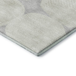 Dalyn The Reserve TR16 Gray Machine Washable Area Rug Corner Image