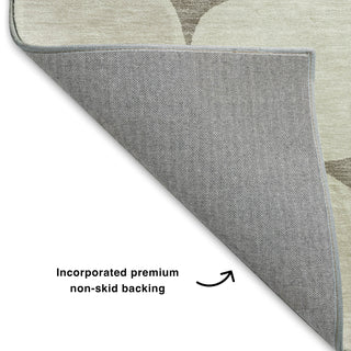 Dalyn The Reserve TR16 Taupe Machine Washable Area Rug Backing Image