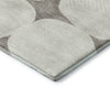 Dalyn The Reserve TR16 Taupe Machine Washable Area Rug Corner Image