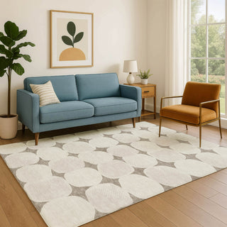 Dalyn The Reserve TR16 Taupe Machine Washable Area Rug Lifestyle Image Feature