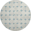 Dalyn The Reserve TR16 Teal Machine Washable Area Rug Round Main Image