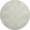 Dalyn The Reserve TR16 Wheat Machine Washable Area Rug Round Main Image