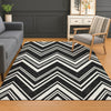 Dalyn The Reserve TR17 Black Machine Washable Area Rug Lifestyle Image Feature