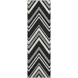 Dalyn The Reserve TR17 Black Machine Washable Area Rug Runner Main Image