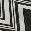 Dalyn The Reserve TR17 Black Machine Washable Area Rug Swatch Image