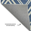 Dalyn The Reserve TR17 Blue Machine Washable Area Rug Backing Image