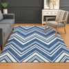 Dalyn The Reserve TR17 Blue Machine Washable Area Rug Lifestyle Image Feature