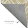 Dalyn The Reserve TR17 Honey Machine Washable Area Rug Backing Image