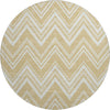 Dalyn The Reserve TR17 Honey Machine Washable Area Rug Round Main Image