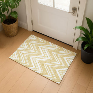 Dalyn The Reserve TR17 Honey Machine Washable Area Rug Scatter Lifestyle Image Feature