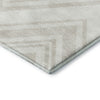 Dalyn The Reserve TR17 Ivory Machine Washable Area Rug Corner Image