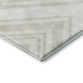 Dalyn The Reserve TR17 Ivory Machine Washable Area Rug Corner Image