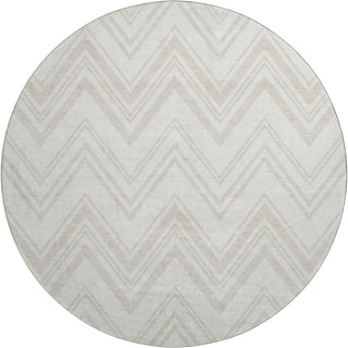 Dalyn The Reserve TR17 Ivory Machine Washable Area Rug Round Main Image