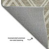 Dalyn The Reserve TR17 Khaki Machine Washable Area Rug Backing Image