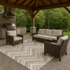 Dalyn The Reserve TR17 Khaki Machine Washable Area Rug Outdoor Lifestyle Image Feature