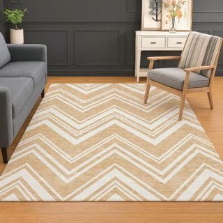 Dalyn The Reserve TR17 Peach Machine Washable Area Rug Lifestyle Image Feature