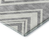 Dalyn The Reserve TR17 Pewter Machine Washable Area Rug Corner Image