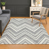 Dalyn The Reserve TR17 Pewter Machine Washable Area Rug Lifestyle Image Feature