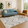 Dalyn The Reserve TR17 Pewter Machine Washable Area Rug Lifestyle Image Feature