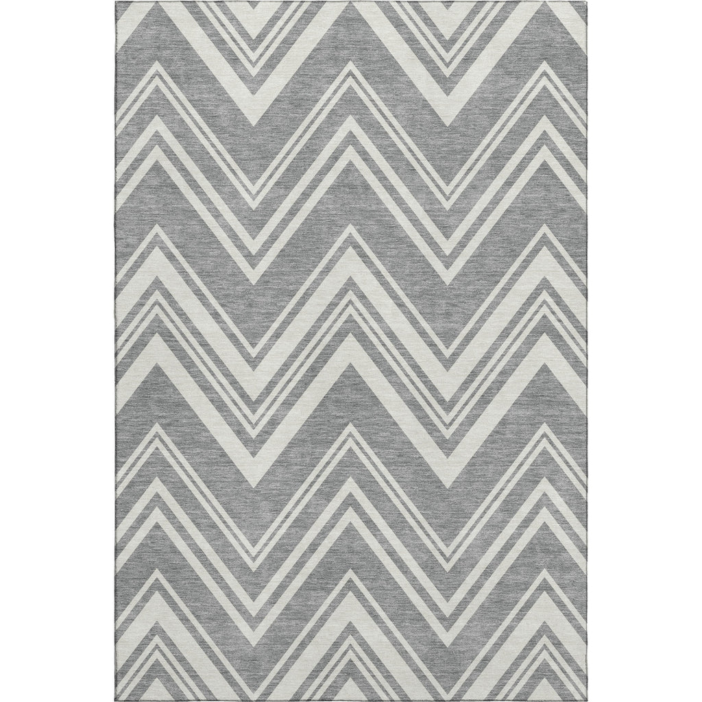 Dalyn The Reserve TR17 Pewter Machine Washable Area Rug main image