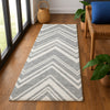 Dalyn The Reserve TR17 Pewter Machine Washable Area Rug Runner Lifestyle Image Feature