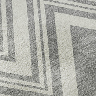 Dalyn The Reserve TR17 Pewter Machine Washable Area Rug Swatch Image
