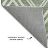 Dalyn The Reserve TR17 Sage Machine Washable Area Rug Backing Image