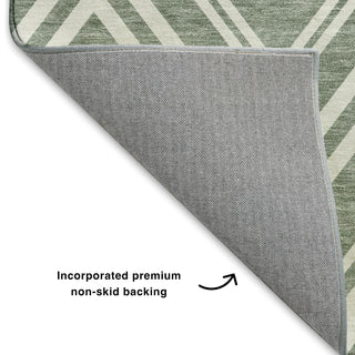 Dalyn The Reserve TR17 Sage Machine Washable Area Rug Backing Image