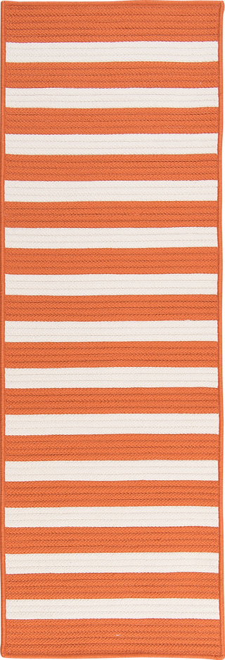 Colonial Mills Stripe It TR19 Tangerine Area Rug Runner Main Image