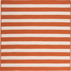 Colonial Mills Stripe It TR19 Tangerine Area Rug Square MAin Image