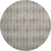 Dalyn The Reserve TR2 Beige Machine Washable Area Rug Round Main Image