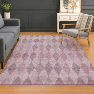 Dalyn The Reserve TR2 Blush Machine Washable Area Rug Lifestyle Image Feature