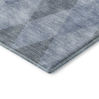 Dalyn The Reserve TR2 Denim Machine Washable Area Rug Corner Image