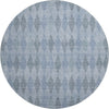 Dalyn The Reserve TR2 Denim Machine Washable Area Rug Round Main Image