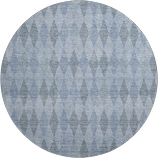 Dalyn The Reserve TR2 Denim Machine Washable Area Rug Round Main Image