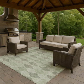Dalyn The Reserve TR2 Fern Machine Washable Area Rug Outdoor Lifestyle Image Feature