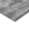 Dalyn The Reserve TR2 Gray Machine Washable Area Rug Corner Image