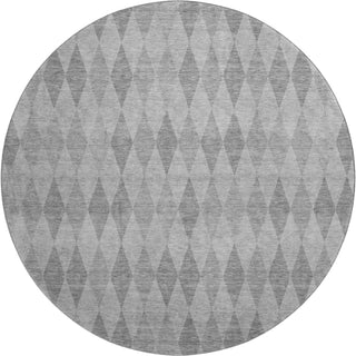 Dalyn The Reserve TR2 Gray Machine Washable Area Rug Round Main Image