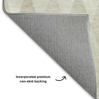 Dalyn The Reserve TR2 Ivory Machine Washable Area Rug Backing Image